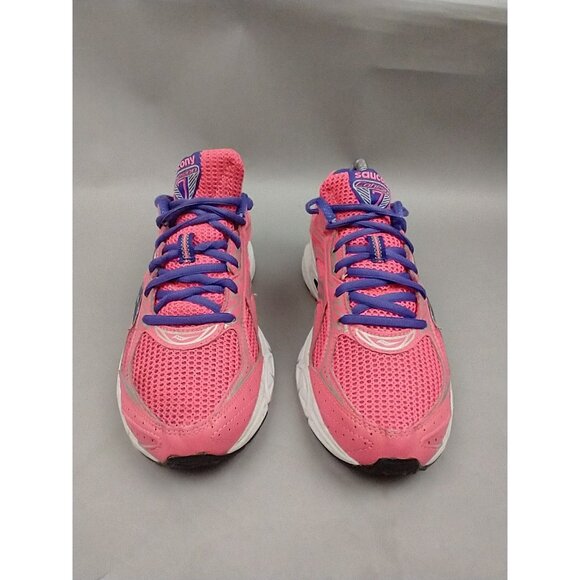 Saucony Cohesion 7 Pink Purple Running Shoes Womens Size 8.5 Sneakers - Picture 2 of 10
